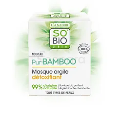 SO'BIO ETIC PUR BAMBO MASQUE ARGILE DETOXIFIANT 50ML