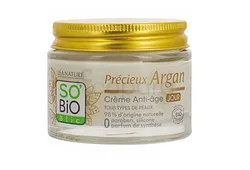 SO'BIO ETIC PRECIEUX ARGAN CREME JOUR LEGERE ANTI-AGE 50ML