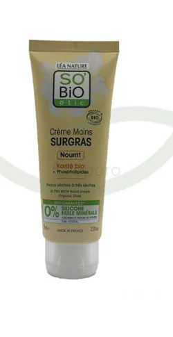 SO'BIO CREME MAINS KARITE 75ML