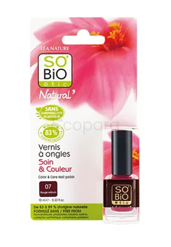 SO'BIO VERNIS A ONGLES N07 ROUGE VELOURS 10ML
