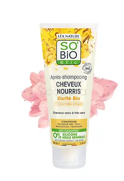 SO'BIO ETIC APRES SHAMPOOING CHEVEUX NOURRIS KARITE BIO 200ML