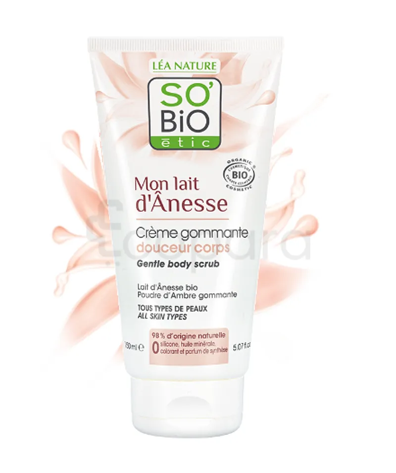 SO'BIO ETIC CREME DE GOMMAGE DOUCEUR CORPS 150ML