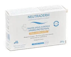 NEUTRADERM SAVON DOUX SURGRAS DERMO-PROTECTEUR VISAGE & CORPS 200G