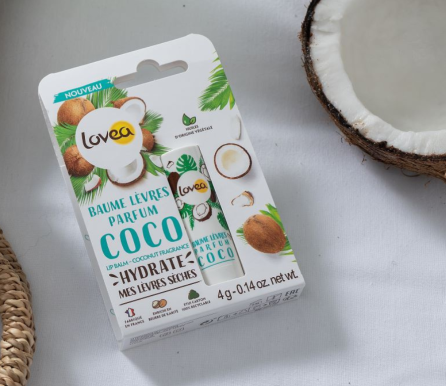 LOVEA BAUME A LEVRES PARFUM COCO 4G