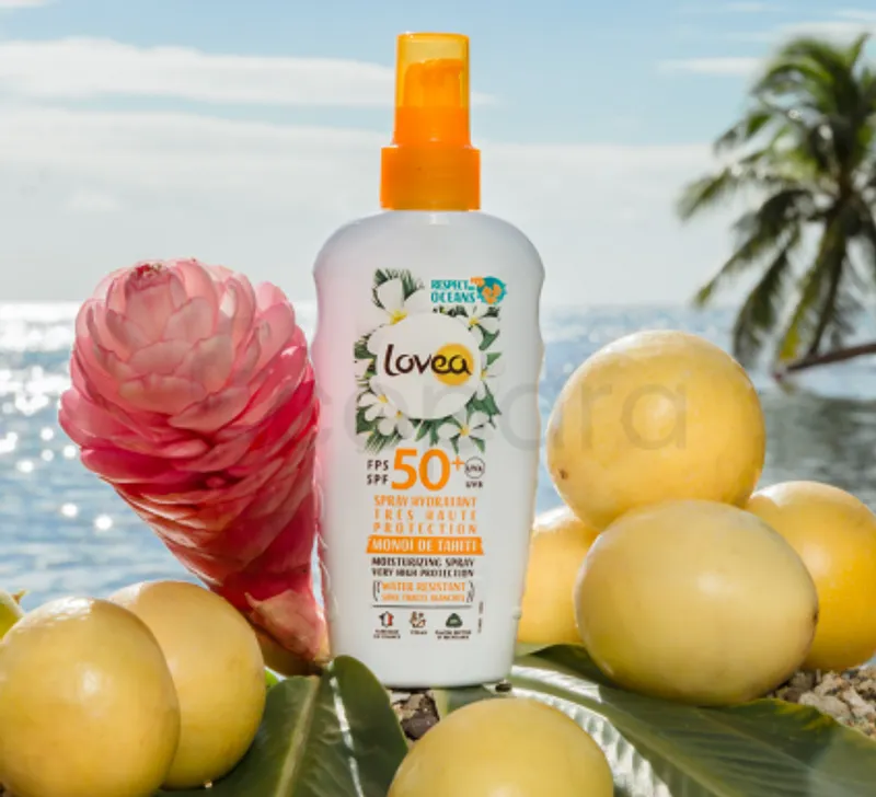 LOVEA SPRAY HYDRATANTE SPF50+ TRES HAUTE PROTECTION MONOI DE TAHTI 150ML