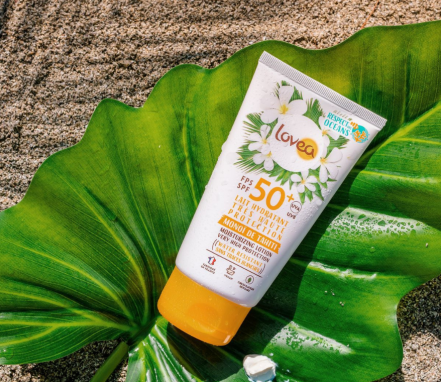LOVEA LAIT HYDRATANTE SPF50 TRES HAUTE PROTECTION MONOI DE TAHTI 150ML