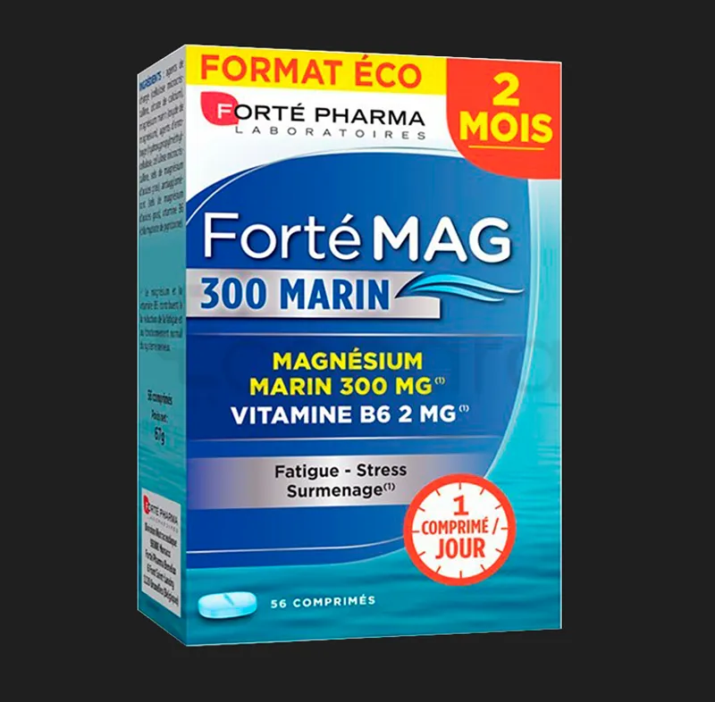 FORTE PHARMA FORTE MAG MAGNE MARIN 300 BOITE DE 56 COMPRIMES