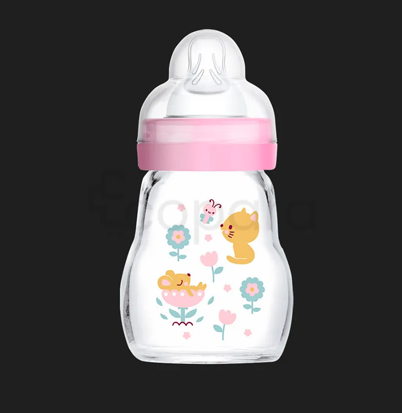 MAM BIBERON EN VERRE 170ML GIRL REFERENCE SH20031