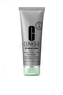 CLINIQUE ALL ABOUT GOMMAGE MASQUE CHARBON 100ML