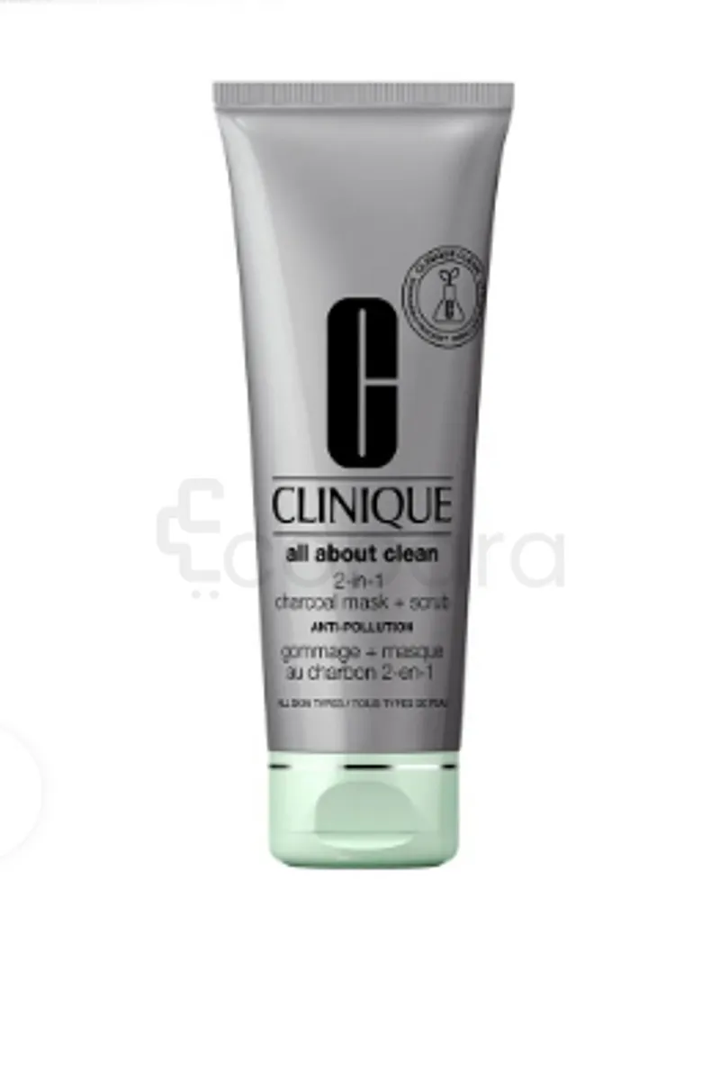 CLINIQUE ALL ABOUT GOMMAGE MASQUE CHARBON 100ML