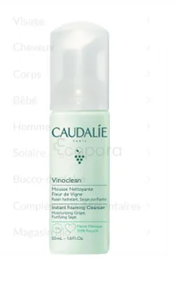 CAUDALIE VINOCLEAN DUO MOUSSE NETTOYANTE FLEUR DE VIGNE 150ML