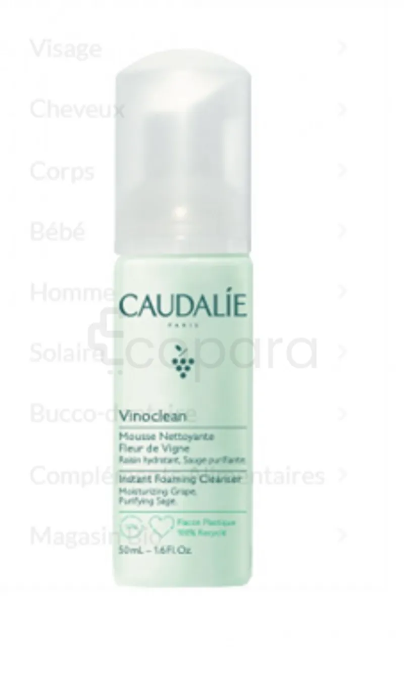 CAUDALIE VINOCLEAN DUO MOUSSE NETTOYANTE FLEUR DE VIGNE 150ML