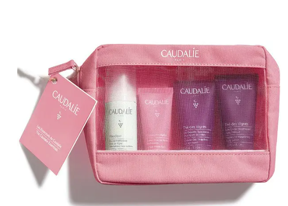 CAUDALIE TROUSSE VINOCLEAN 50ML + VINOSOURCE-HYDRA 15ML + THÉ DES VIGNES GEL DOUCHE 30ML + THÉ DES VIGNES SOIN CORPS 30ML