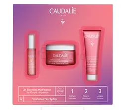CAUDALIE PACK VINOSOURCE-HYDRA GELEE D'EAU DE RAISIN HYDRATANTE 50ML + VINOSOURCE-HYDRA SERUM S.O.S REHYDRATANT 10ML + VINOSOURCE-HYDRA MASQUE-CREME HYDRATANT 15ML