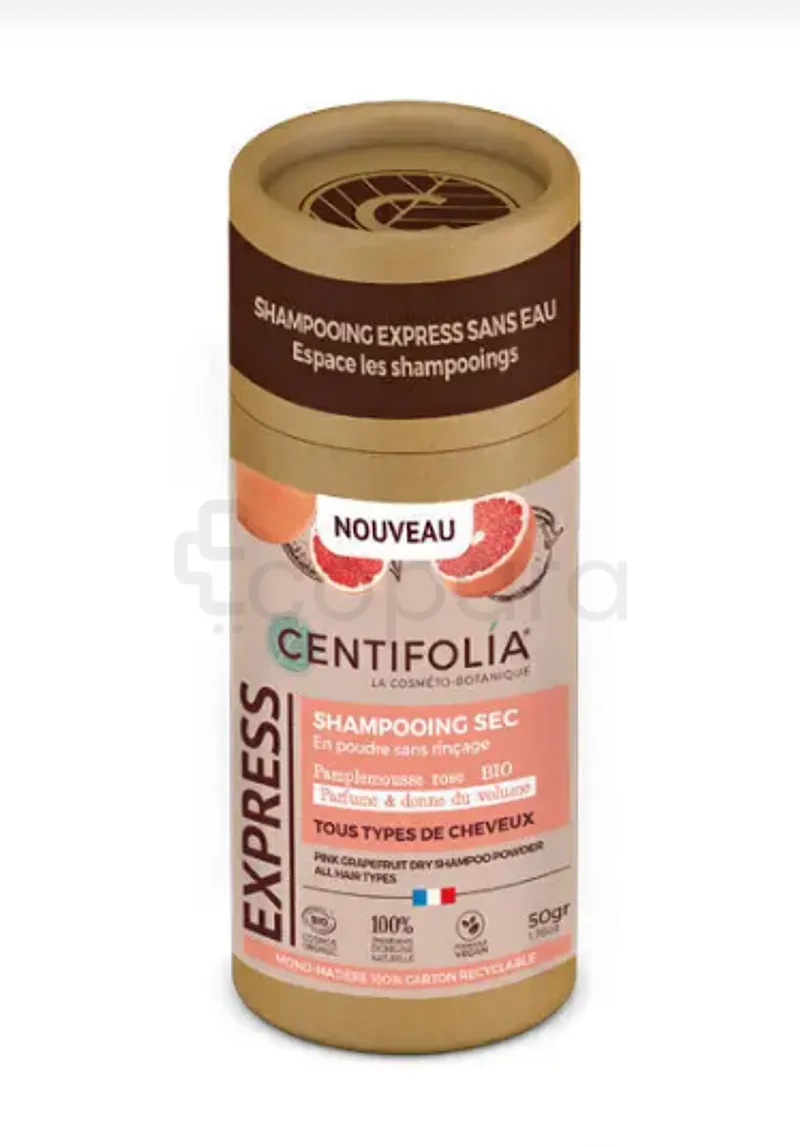 CENTIFOLIA SHAMPOOING SEC EN POUDRE PAMPLEMOUSSE ROSE 50G