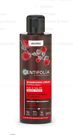 CENTIFOLIA SHAMPOOING CREME REPARATEUR CHEVEUX FRAGILISES ET CASSANTS 500ML