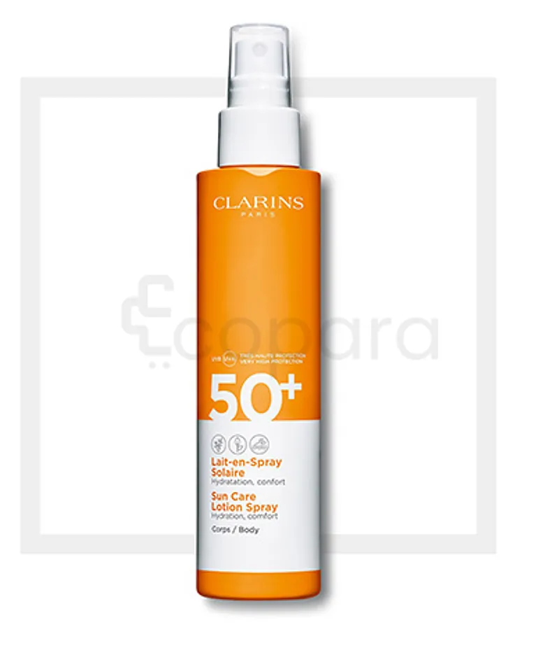 CLARINS LAIT EN SPRAY SOLAIRE CORPS SPF50 150ML