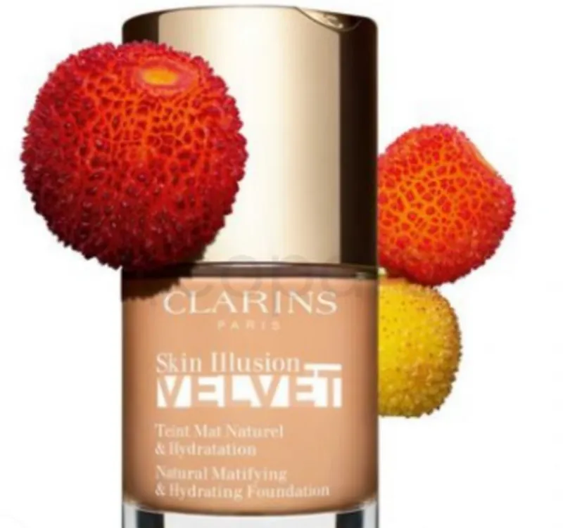 CLARINS SKIN ILLUSION VELVET 30ML NUMERO 107C