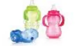 NUBY BIBERON APPRENTISSAGE COL LARGE ANTI GOUTTE EN PP AVEC TETINE ANTI-COLIQUE +0MOIS 320ML REFERENCE 20-ID1098