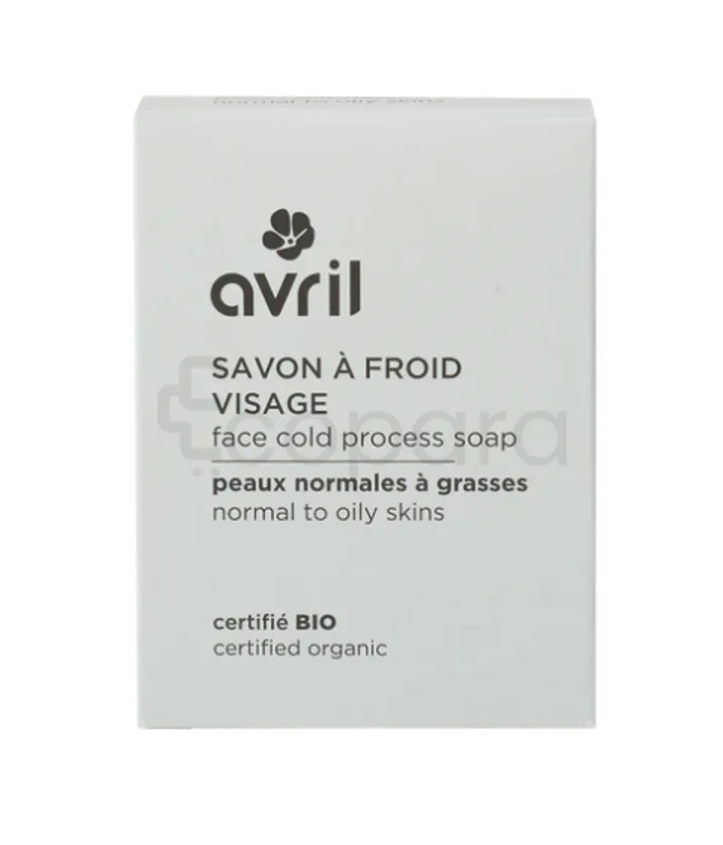 AVRIL SAVON A FROID VISAGE PEAUX NORMALES A GRASSES 100G
