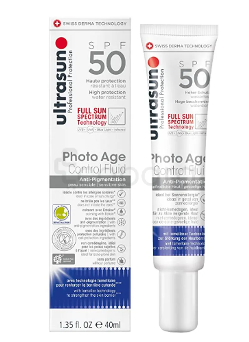 ULTRASUN PHOTO AGE CONTROL FLUID SPF50+ 40ML