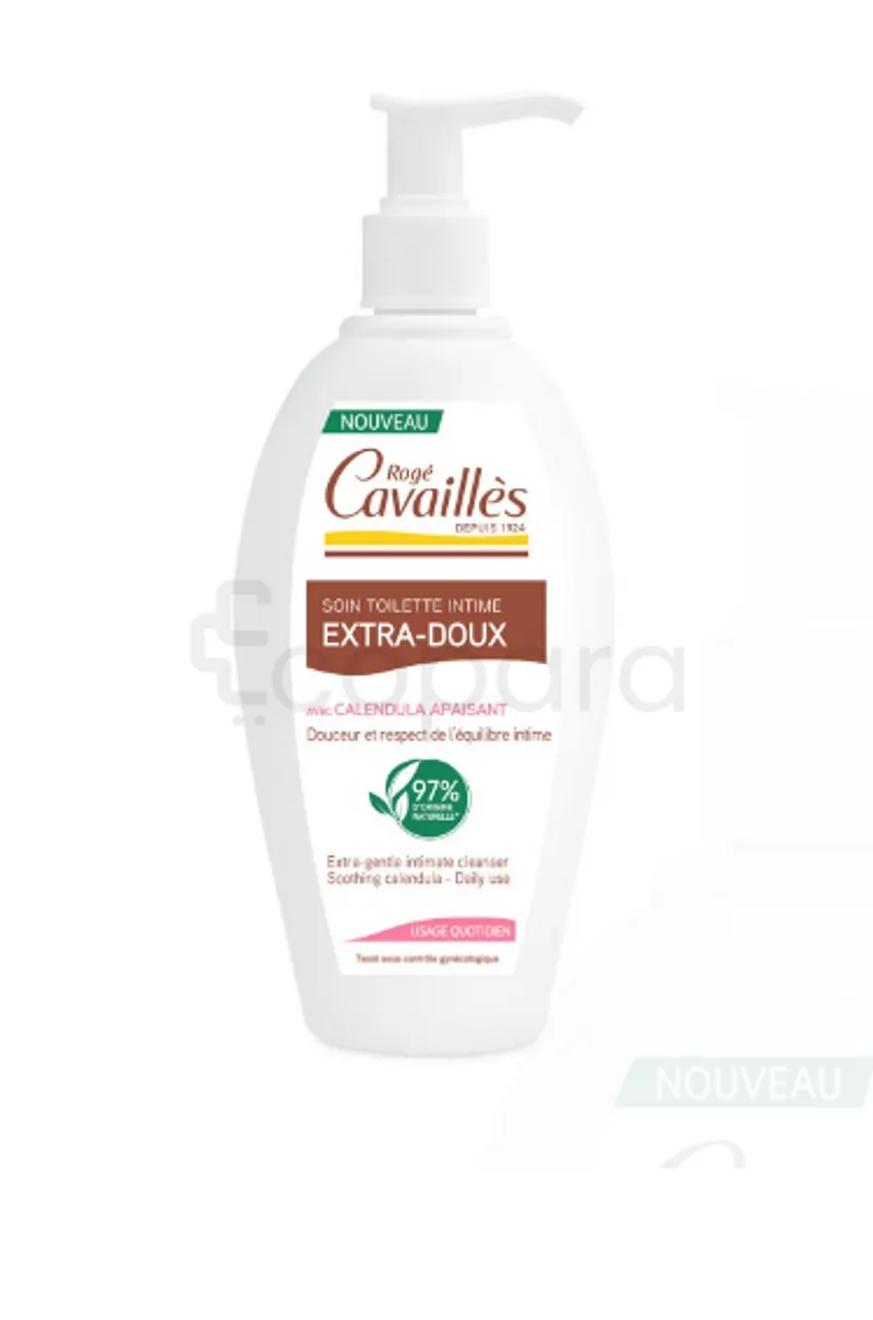 ROGE CAVAILLES SOIN TOILETTE INTIME EXTRA DOUX AVEC POMPE 250ML