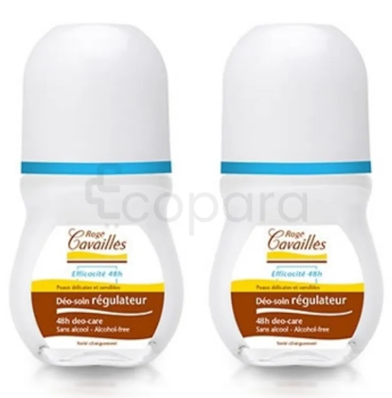 ROGE CAVAILLES PACK DUO DEODORANT ABSORB+ SANS SEL D'ALUMINIUM ROLL-ON 2*50ML BOITE DE 2
