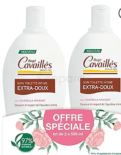 ROGE CAVAILLES PACK DUO SOIN TOILETTE INTIME EXTRA DOUX 500ML*2