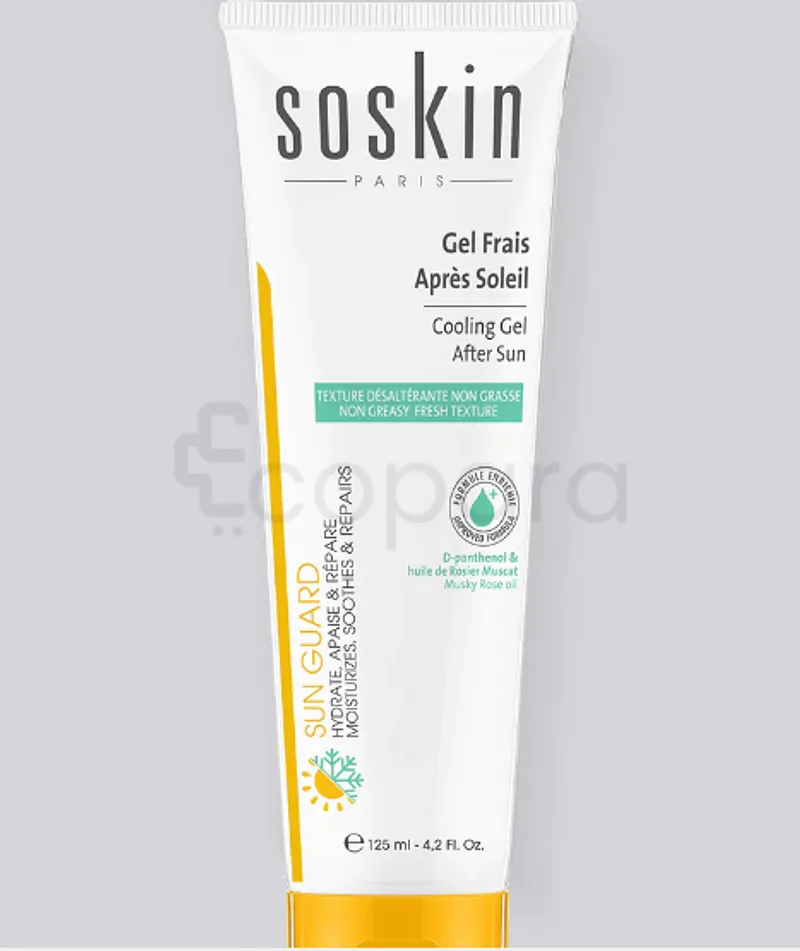 SOSKIN GEL FRAIS APRES SOLEIL ALOE VERA 125ML