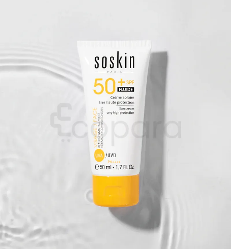 SOSKIN CRÈME SOLAIRE TEXTURE FLUIDE SPF50+ 50ML