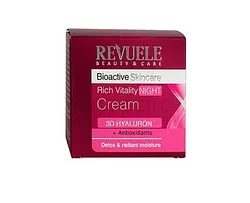 REVUELE BIOACTIVE RICH VITALITY NIGHT CREAM 3D HYALURON 50ML