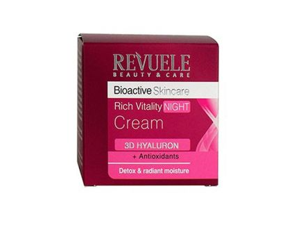 REVUELE BIOACTIVE RICH VITALITY NIGHT CREAM 3D HYALURON 50ML