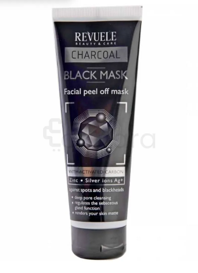 REVUELE CHARCOAL BLACK MASK FACIAL PEEL OFF MASK 80ML