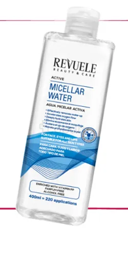 REVUELE ACTIVE MICELLAR WATER AQUA MICELAR ACTIVA 400ML