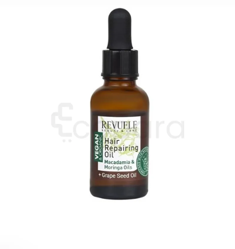 REVUELE HAIR REPAIRING OIL MACADEMIA & MORINGA OILS SERUM 30ML