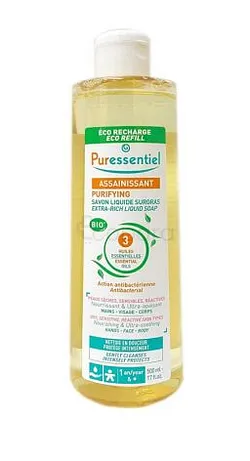 PURESSENTIEL ASSAINISSANT SAVON SURGRAS ECO RECHARGE 500ML