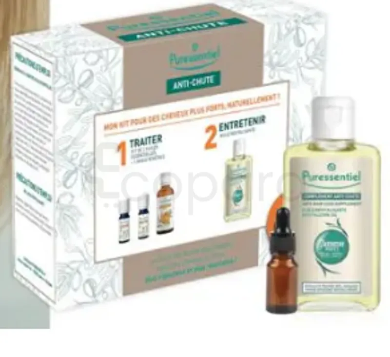PURESSENTIEL KIT ANTI-CHUTE HUILE REVITALISANTE 100ML + HUILE VEGETALE ARGAN 50ML + HUILE ESSENTIELLE GINGEMBRE FRAIS 5ML + HUILE ESSENTIELLE LEMONGRASS 10ML + 1 FLACON VIDE 30ML OFFERT