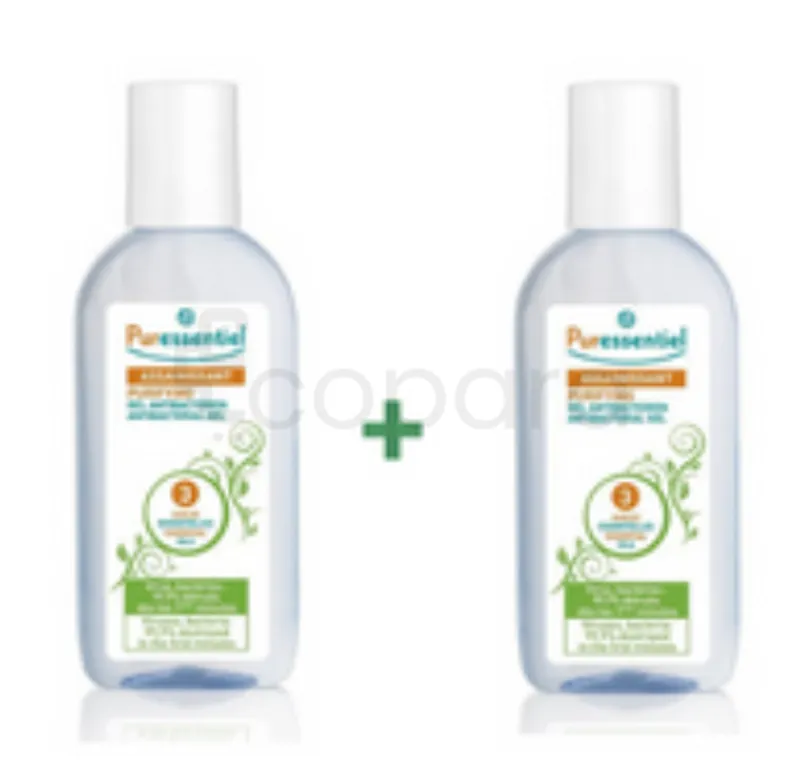 PURESSENTIEL ASSAINISSANT GEL ANTIBACTERIEN PACK 2*80ML
