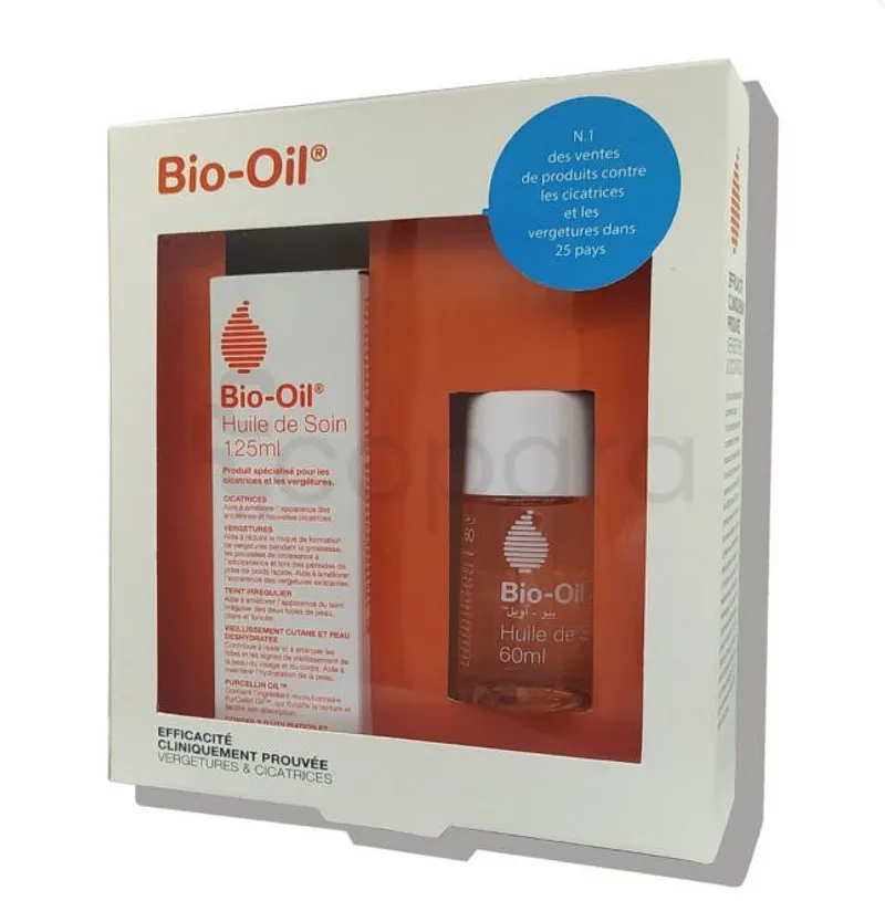 BIO-OIL PACK HUILE DE SOIN 125ML+ BIO-OIL HUILE DE SOIN 60ML