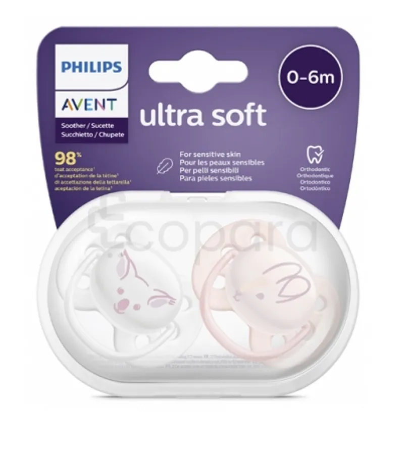 AVENT SUCETTE ULTRA SOFT 0-6MOIS REFERENCE SCF222/04