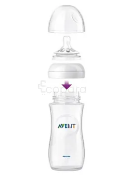 AVENT BIBERON NATURE +1MOIS ROSE 260ML REFERENCE SCF033/1760