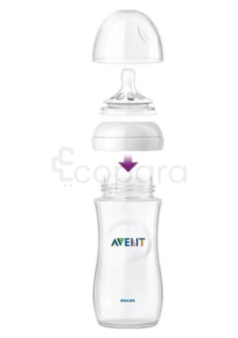 AVENT BIBERON NATURE +1MOIS ROSE 260ML REFERENCE SCF033/1760