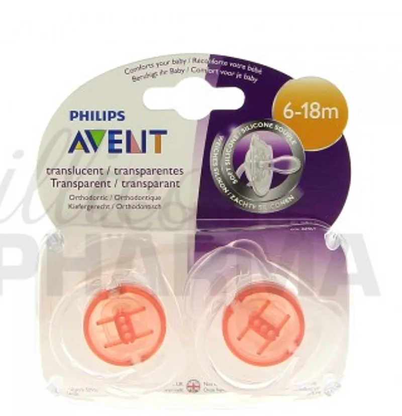 AVENT PHILIPS SUCETTE DUO 6-18MOIS