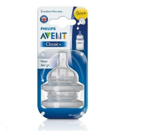 AVENT TETINE CLASSIC +0MOIS REFERENCE 631/27 PAR UNITE