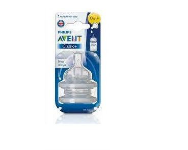 AVENT 2 TETINES CLASSIC +0MOIS REFERENCE SCF65/27