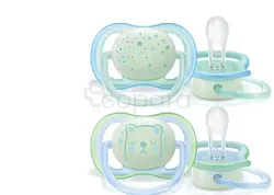 AVENT SUCETTE ULTRA AIR NIGHT 0-6MOIS REFERENCE SCF376