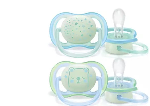 AVENT SUCETTE ULTRA AIR NIGHT 0-6MOIS REFERENCE SCF376