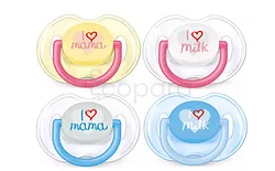 AVENT SUCETTE ORTHODONTIQUE FASHION 0-6MOIS REFERENCE SCF172/50 /UNITE