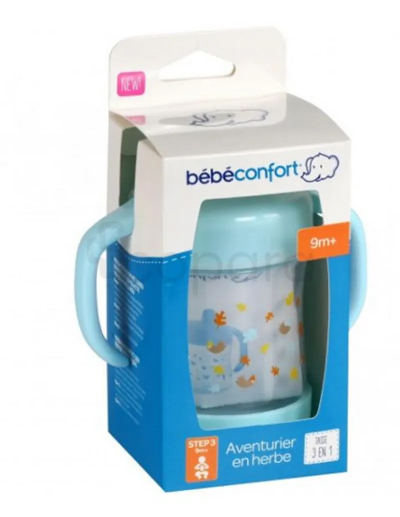 BEBE CONFORT TASSE 3 EN 1 AVENTURIER EN HERBE +9MOIS STEP 3 180ML REFERENCE 3105207700