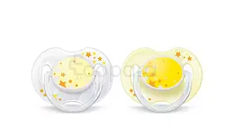 AVENT 2 SUCETTES SILICONE 0-3MOIS REFERENCE SCF176/20